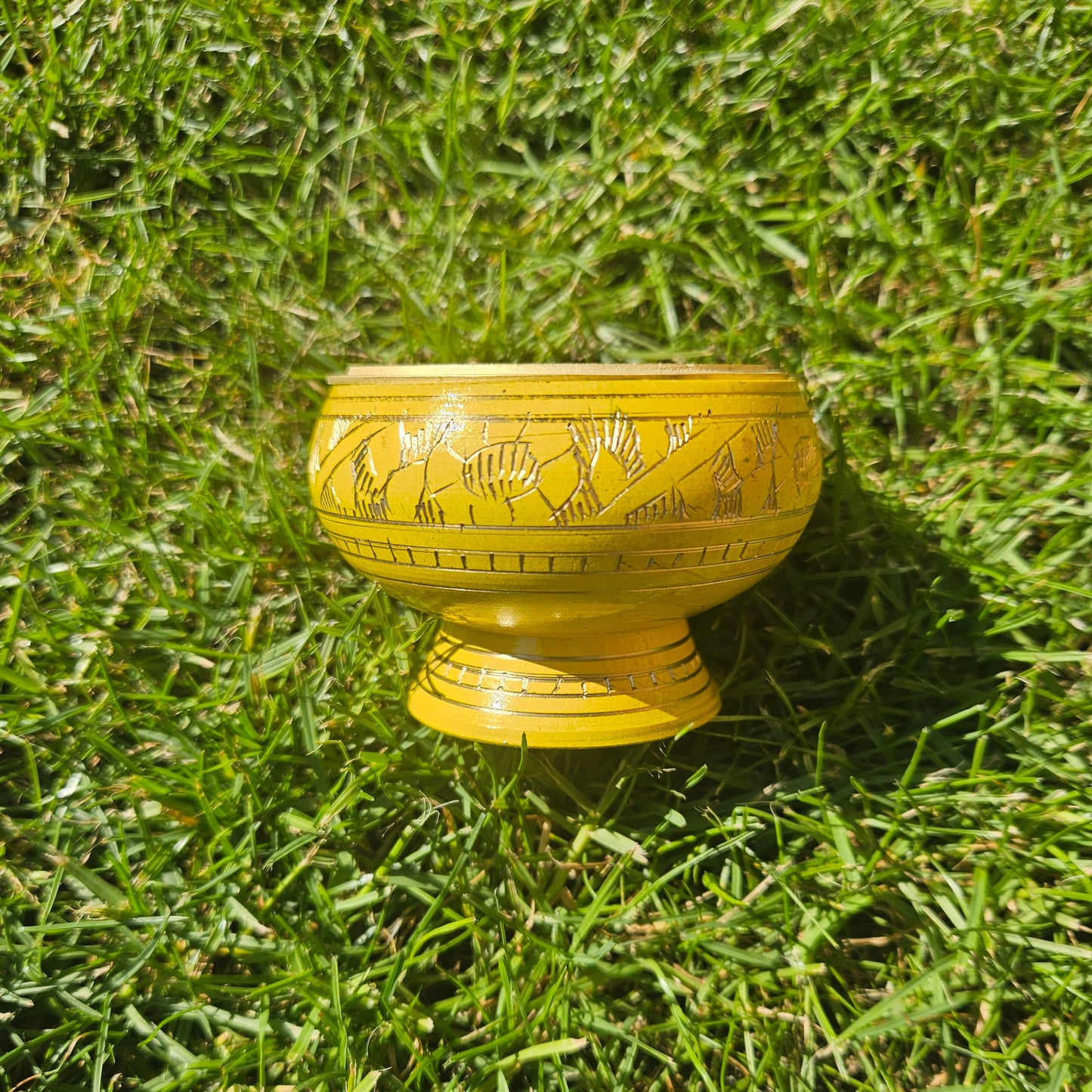Yellow Charcoal Resin Incense Burner – Solar Plexus