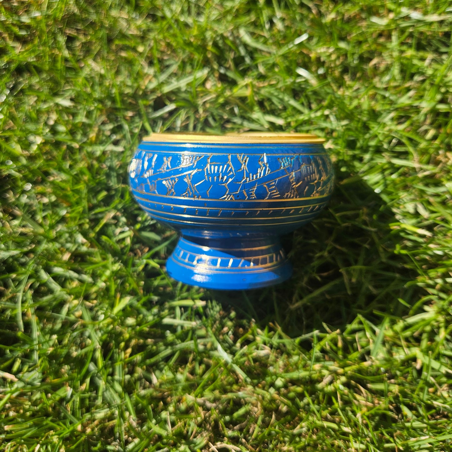 Blue Charcoal Resin Incense Burner – Third Eye Chakra