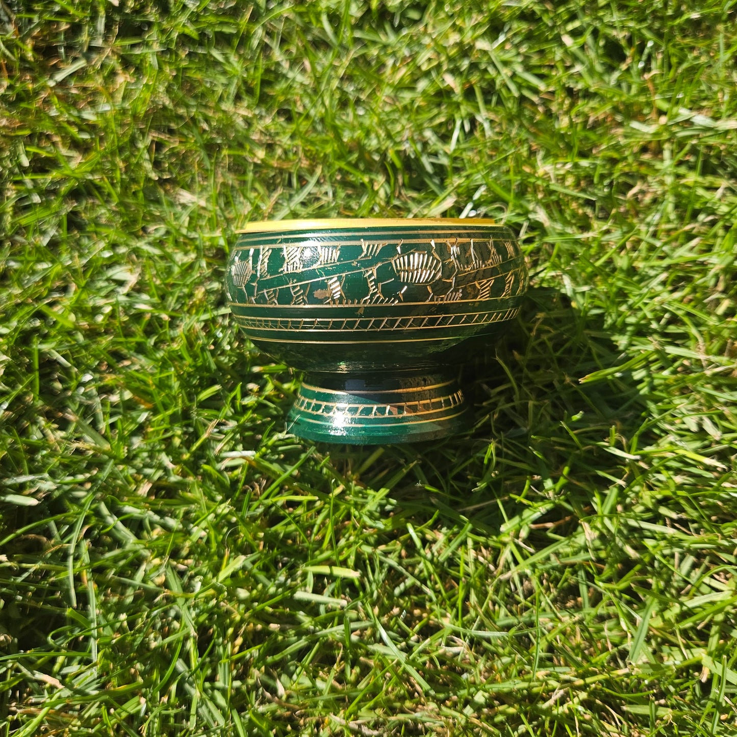Green Charcoal Resin Incense Burner – Heart